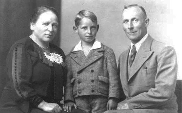 Fritz Kahn mit Rosa und Siegfried Nassauer